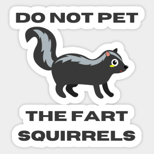 Fart Squirrels Sticker